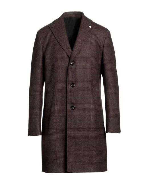 Luigi Bianchi Brown Coat for men
