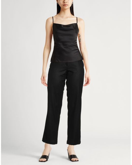 Massimo Alba Black Pants Virgin Wool