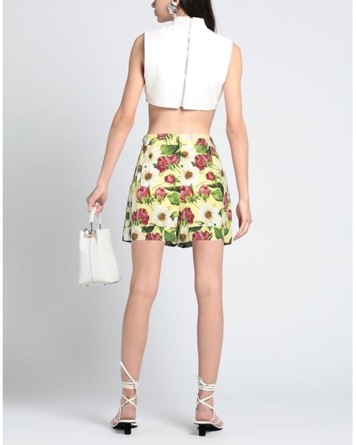 Dolce & Gabbana Yellow Shorts & Bermudashorts