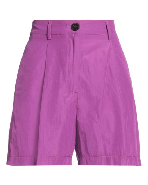 Forte Forte Purple Shorts & Bermudashorts
