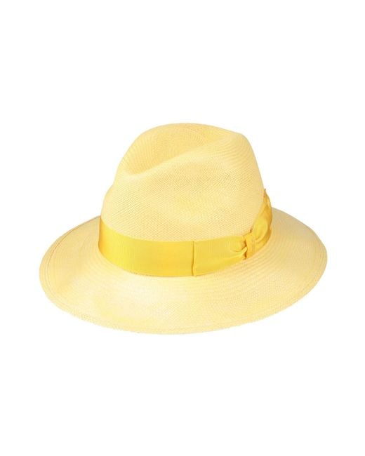 Cappello di Borsalino in Yellow da Uomo