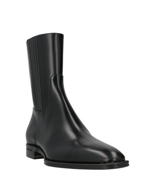 DSquared² Black Boot Leather for men