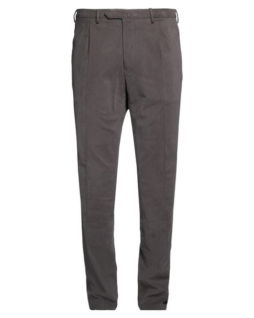 Santaniello Gray Pants Wool for men