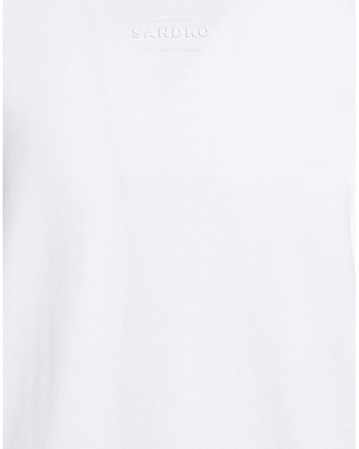 Sandro White Sweatshirt for men