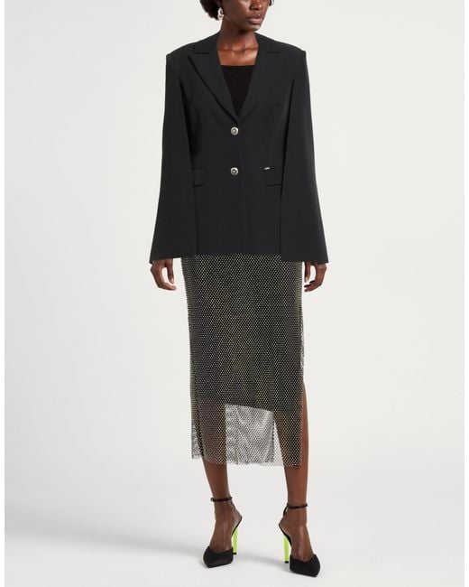 GAUDI Black Blazer Polyester, Elastane