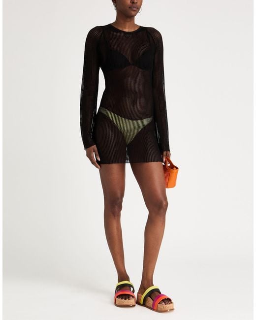 Off-White c/o Virgil Abloh Black Mini Dress Polyamide, Elastane