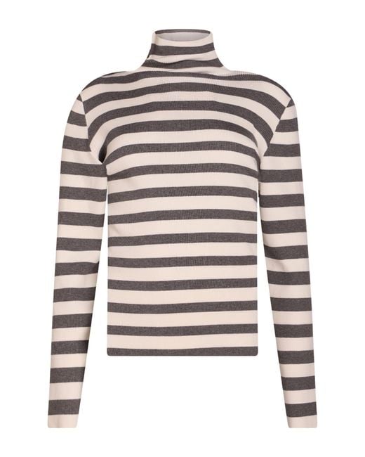 Semicouture Gray Sweater Viscose, Polyester