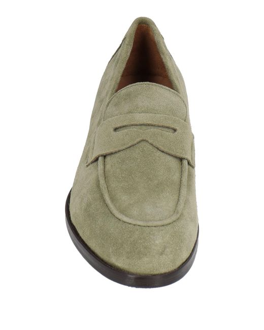 Testoni Green Loafers for men