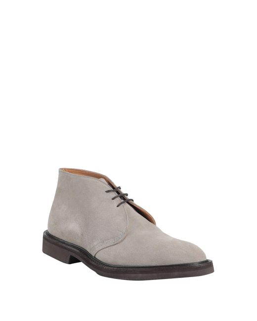 Tricker's Gray Ankle Boots for men