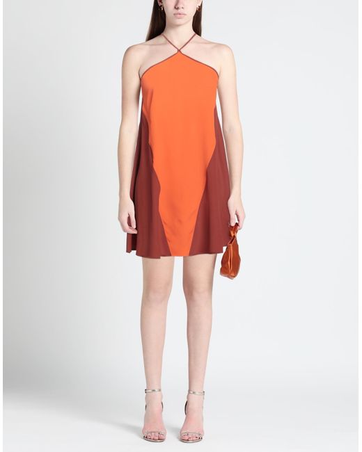 MÊME ROAD Orange Mini Dress