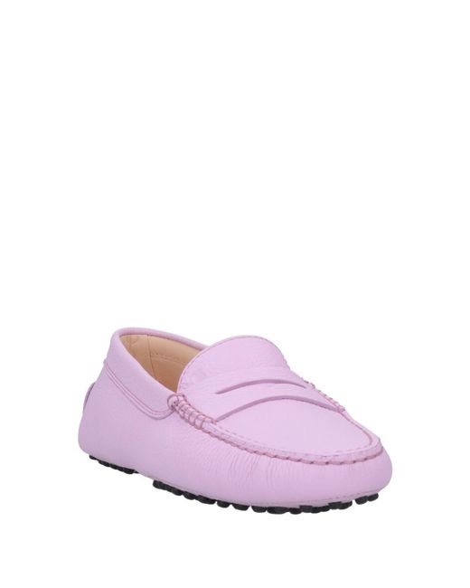 Tod's Purple Loafers