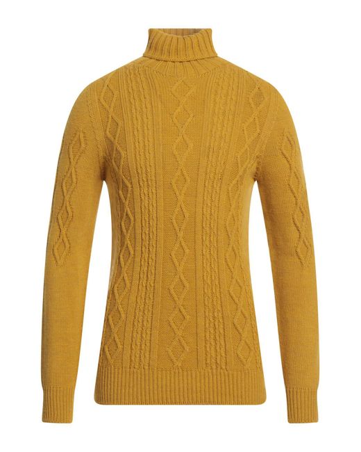 Darwin Yellow Turtleneck for men