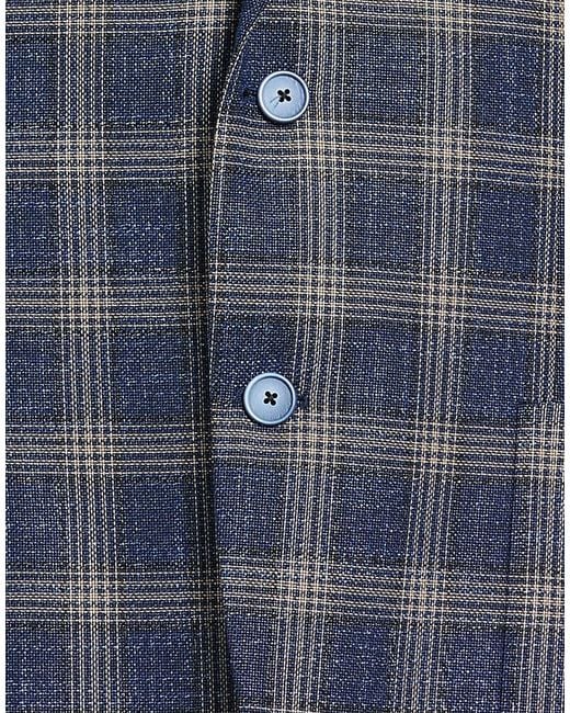 DIGEL Blue Blazer Polyester, Viscose, Elastane for men