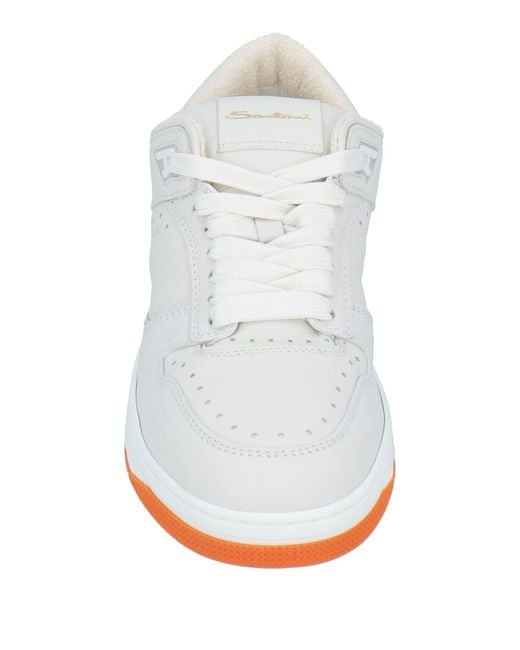 Santoni White Sneakers for men