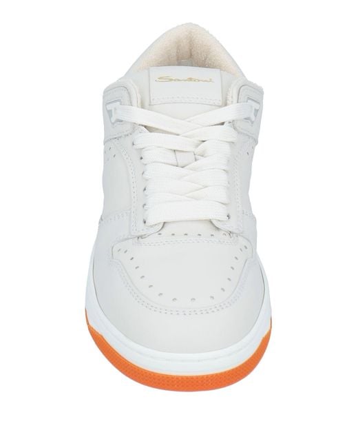 Santoni White Sneakers for men