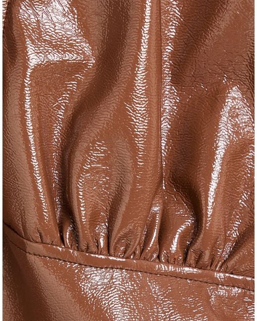 MARSĒM Brown Mini Dress Polyester, Elastane