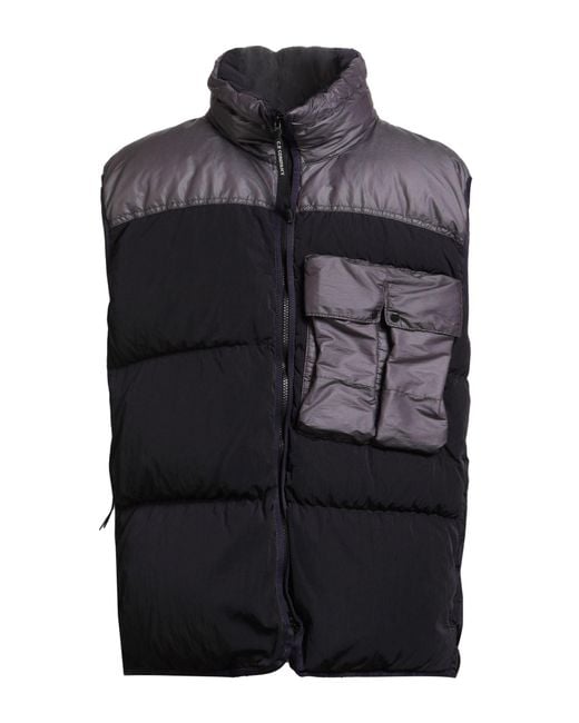 C P Company Black Vest Polyamide for men