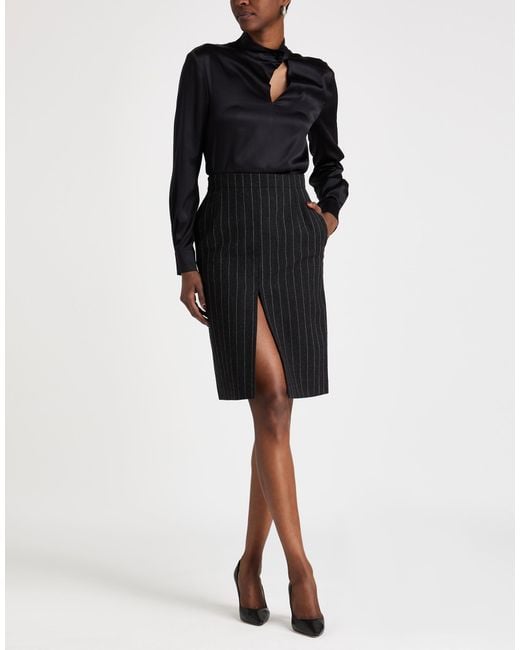 Lardini Black Top Silk, Elastane