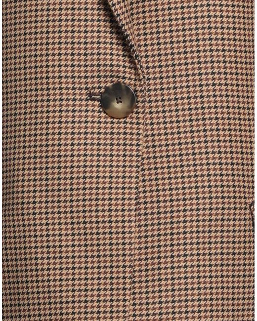 The Seafarer Suit Jacket in Brown Lyst