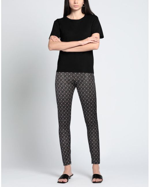 Pinko Gray Pants Polyester, Elastane