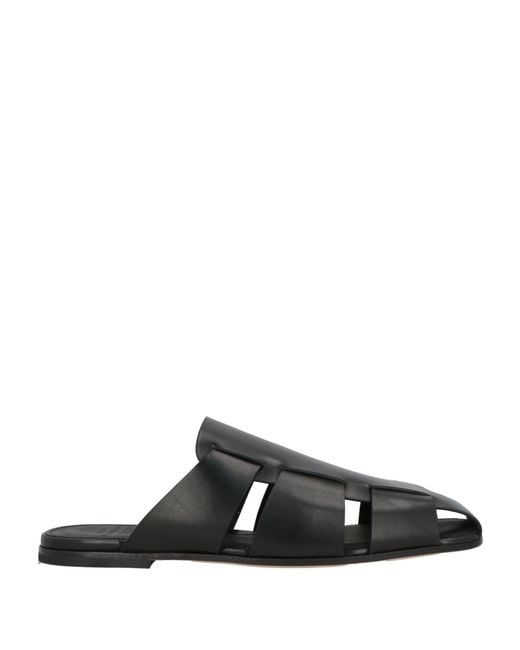 Officine Creative Black Mules & Clogs for men