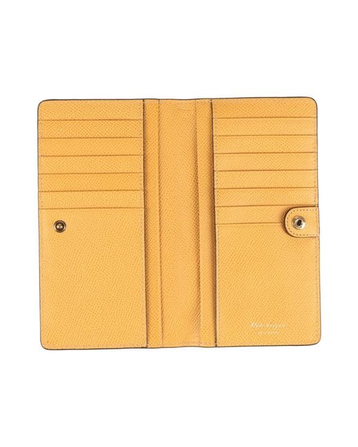 Portadocumenti di Ferragamo in Yellow