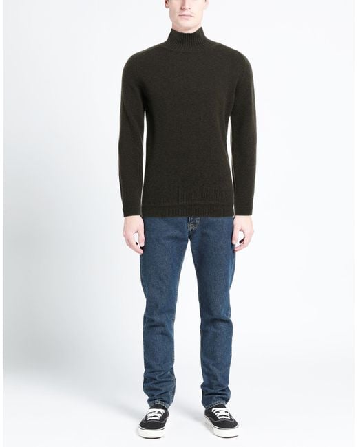 Brooksfield Black Turtleneck for men