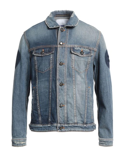 Jacob Cohen Blue Denim Outerwear for men