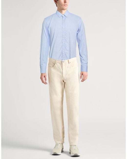 Malo Blue Sky Shirt Cotton for men