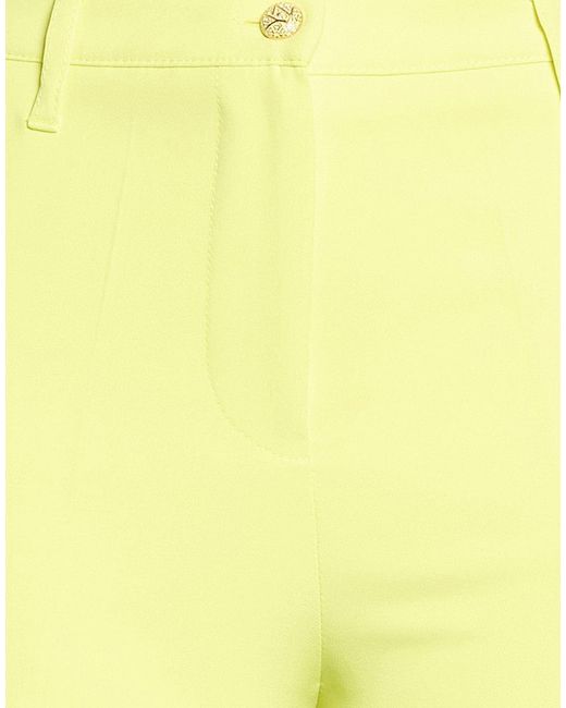 Yes Zee Yellow Pants Polyester, Elastane