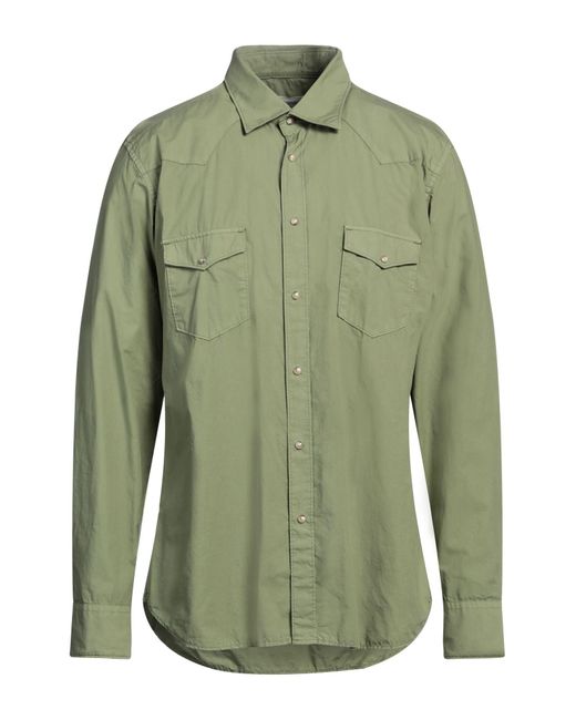Tintoria Mattei 954 Green Shirt for men