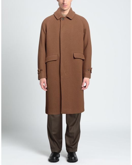 Hevò Brown Coat for men