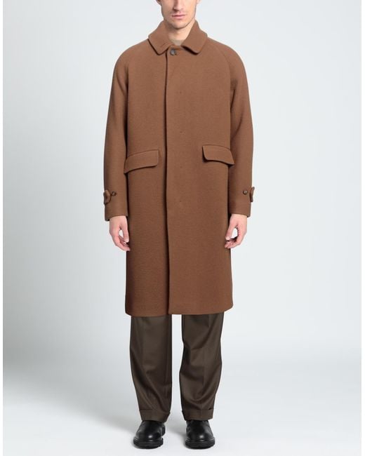Hevò Brown Coat for men