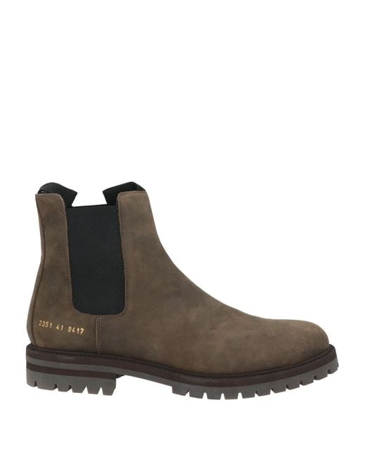 Common Projects Brown Ankle Boots for men