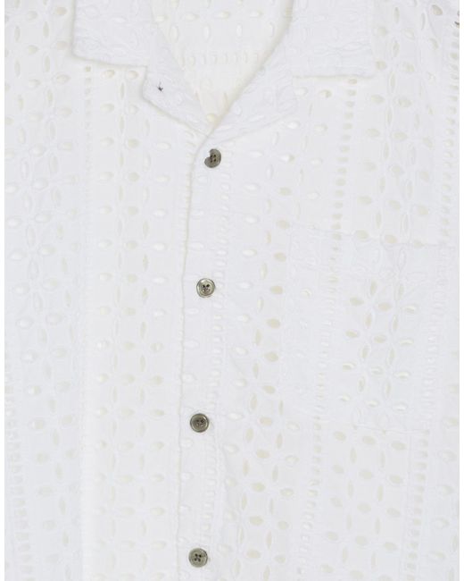 Obey White Shirt Cotton for men
