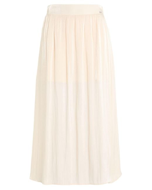 ARMANI EXCHANGE White Midi Skirt