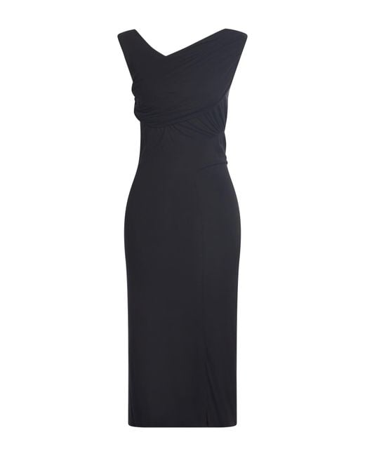 Rick Owens Blue Midi Dresses