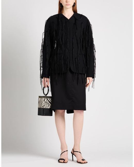 Jacquemus Black Jacket Polyester, Silk