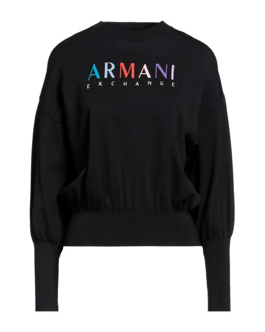 Armani Exchange Black Pullover