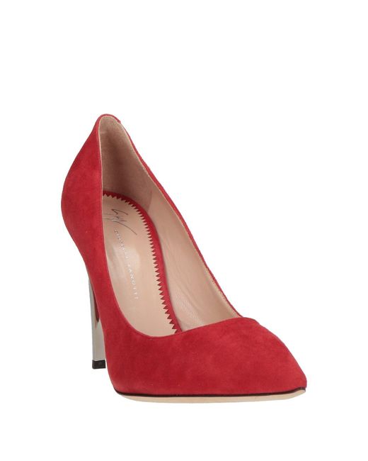 Giuseppe Zanotti Red Pumps Leather
