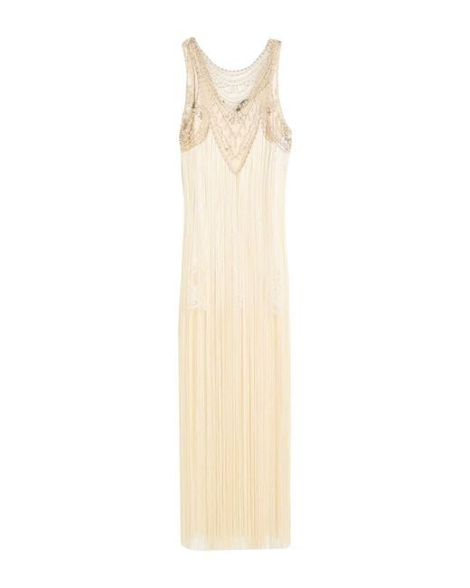 Elisabetta Franchi White Maxi Dress