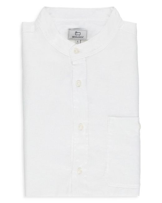 Camisa Woolrich de hombre de color White