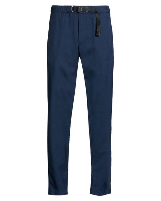 White Sand Blue Pants for men