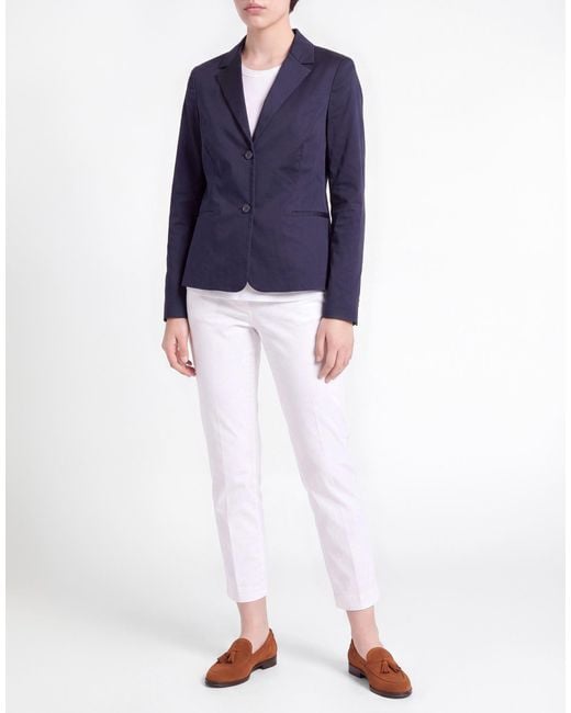 Harmont & Blaine Blue Blazer Cotton, Elastane