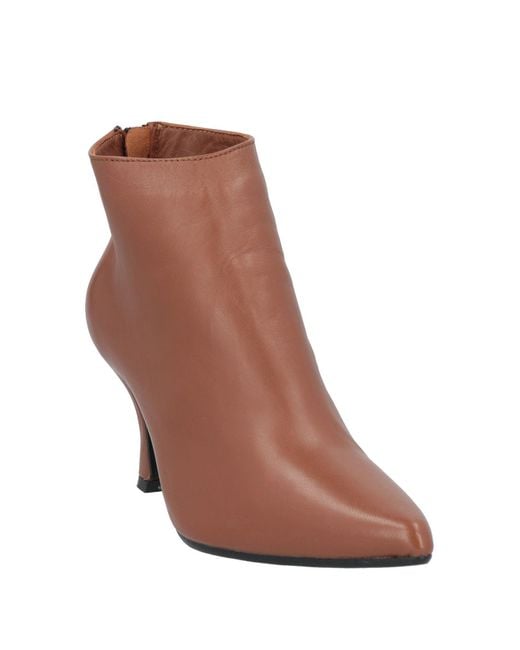 Joy Wendel Brown Ankle Boots