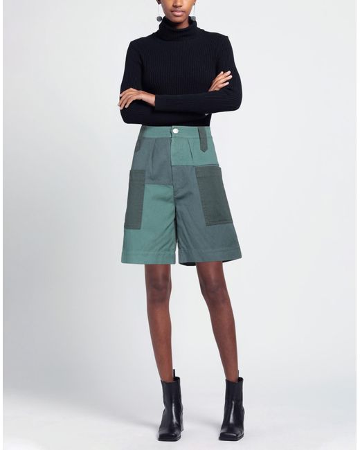 Isabel Marant Multicolor Kalerna Cotton And Linen Shorts
