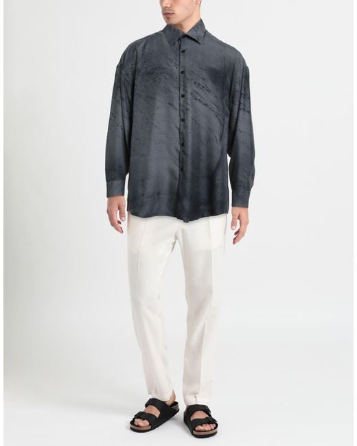 Costumein Blue Shirt Silk for men