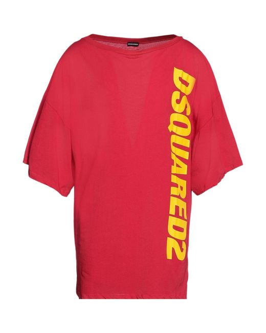 DSquared² T-shirts in Red für Herren