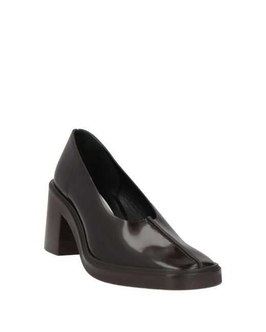 Ras Black Dark Pumps Leather