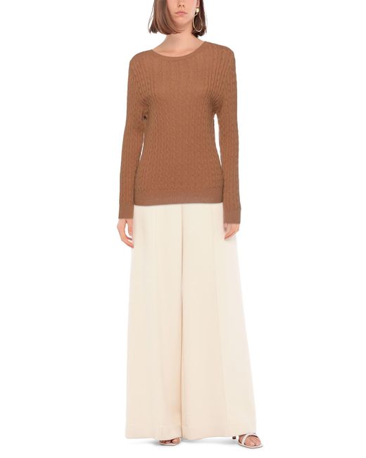 N.O.W. ANDREA ROSATI CASHMERE Brown Sweater